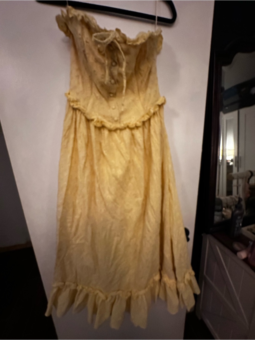 Altar'd State Yellow Maxi Dress